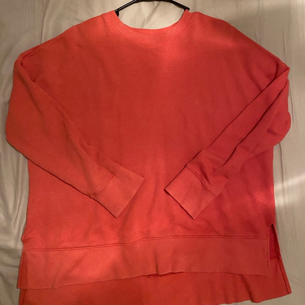 Orange long sleeve sweater